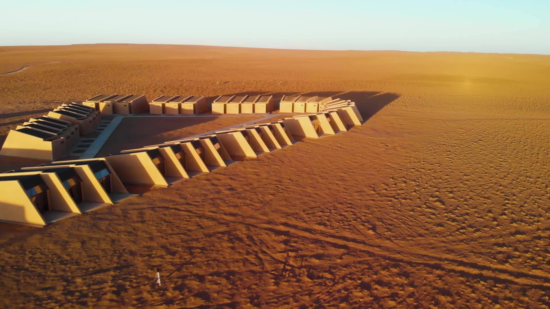 8D7N Gobi Sandpocalypse - Brutalist Desert Lodge, Sandboarding, Dune Exploration